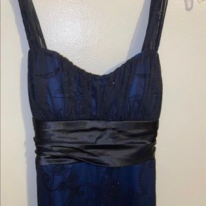 Gorgeous black and blue dress